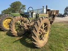 John Deere Unstyled A with Buzz Saw attachment, 1938