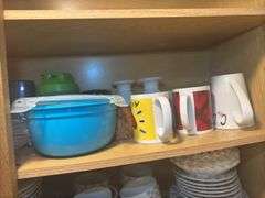 Mixed Lot of Kitchenware: Jars, Dishes, and More