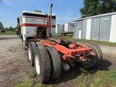 White Freightliner Cabover Tractor Truck