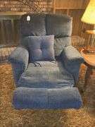 La-Z-Boy Blue Upholstered Rocker Recliner