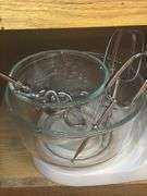 Assorted Kitchen Appliances: Sunbeam Mixer, Braun Hand Blender and Avo Cutter