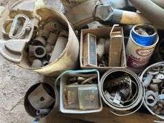 Mixed Hardware, Hoses, Fittings and Buckets