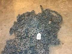 Assortment of chain pieces, 3ft and longer pieces