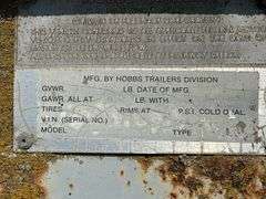 Hobbs Trailers Division Dry Van Trailer