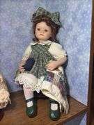 Three Collectible Porcelain Dolls