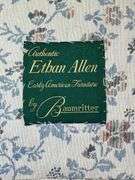 Ethan Allen Wingback Armchair - Floral Pattern