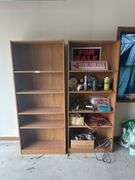 Pair of Wooden Bookcases or Shelving Units