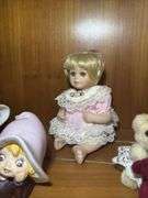 Selection of Glassware, Figurines, Dolls, and Ornaments