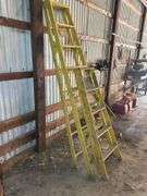 Two Yellow Step Ladders