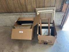 Two Boxes of Assorted Picture Frames