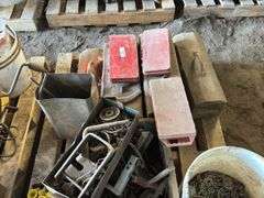 Assorted Tool Boxes and Hardware
