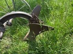 John Deere 2 Row lister pull type with iron wheels