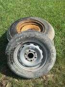 Assorted Tires and Steel Wheel