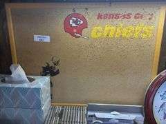 Wall Clock, Corkboard, CD's, and More