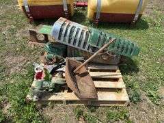 Assorted Tractor Parts - Hood, Grill, and More