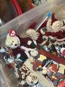 Mixed Lot of Holiday Decorations and Figurines