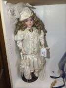 Two Collectible Porcelain Dolls
