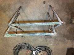Pair of Metal Sawhorse Stands