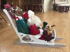 Decorative Santa Sleigh with Figurines