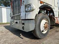 White Freightliner Cabover Tractor Truck