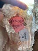 Cherilyn Porcelain Doll with Blonde Hair and Pink Dress