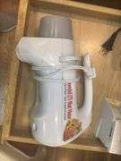 Assorted Kitchen Appliances: Sunbeam Mixer, Braun Hand Blender and Avo Cutter