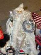 Assorted Holiday Decorations - Santa, Snowmen, Reindeer