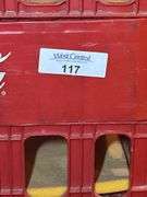 Lot of Coca-Cola and Knudsen Beverage Crates