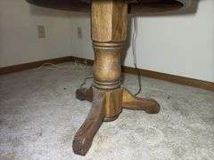 Round Wood Side Table