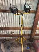 Fireplace Tools and Stand, Work Light