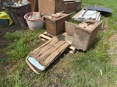 Collection of Wood Furniture Components and Other Items