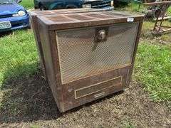 Pair of Atlanta Stove Works Model 240 Homesteader Wood Circulators