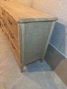 Large Wooden Dresser with Nine Drawers