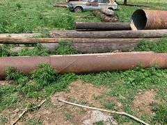 Assorted Wood and Metal Pipe