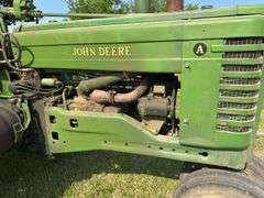 John Deere A with Power steering. 1951