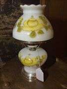 Vintage Style Table Lamp with Floral Design
