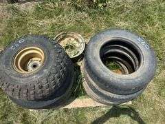 Lot of 9 Tires and One Rim