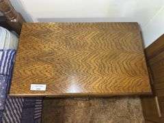 Traditional Style Wooden Nightstand with Two Drawers