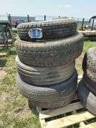 Lot of Various Tires, Some with Wheels