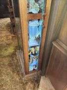 Lighted Glass/Wooden Display Cabinet-CABINET ONLY NO CONTENTS