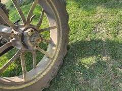 John Deere Unstyled A with Buzz Saw attachment, 1938