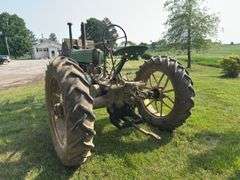 John Deere Unstyled A with Buzz Saw attachment, 1938