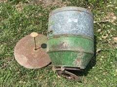 John Deere Galvanized Seed Planter Box