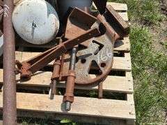 Assorted Metal Farm Parts and Components