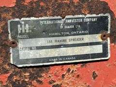 International 155 Manure Spreader