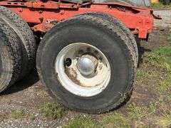 White Freightliner Cabover Tractor Truck