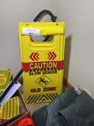 Fly Swatters, Air Bed, Traffic Sign, and Hunting Gear