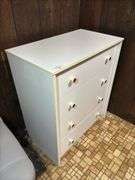 White Four-Drawer Dresser