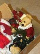 Assorted Holiday Decorations - Santa, Snowmen, Reindeer