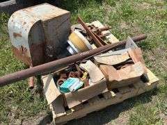 Assorted Metal Farm Parts and Components